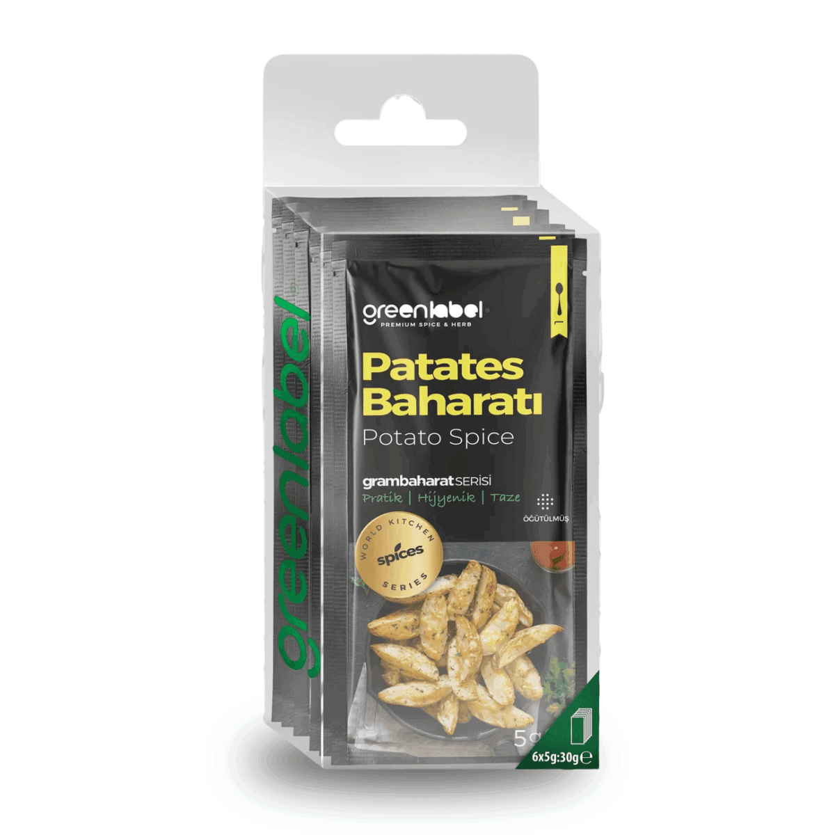 Greenlabel Gram Baharat Patates Baharatı 5 g 6'lı Paket x 12 Adet