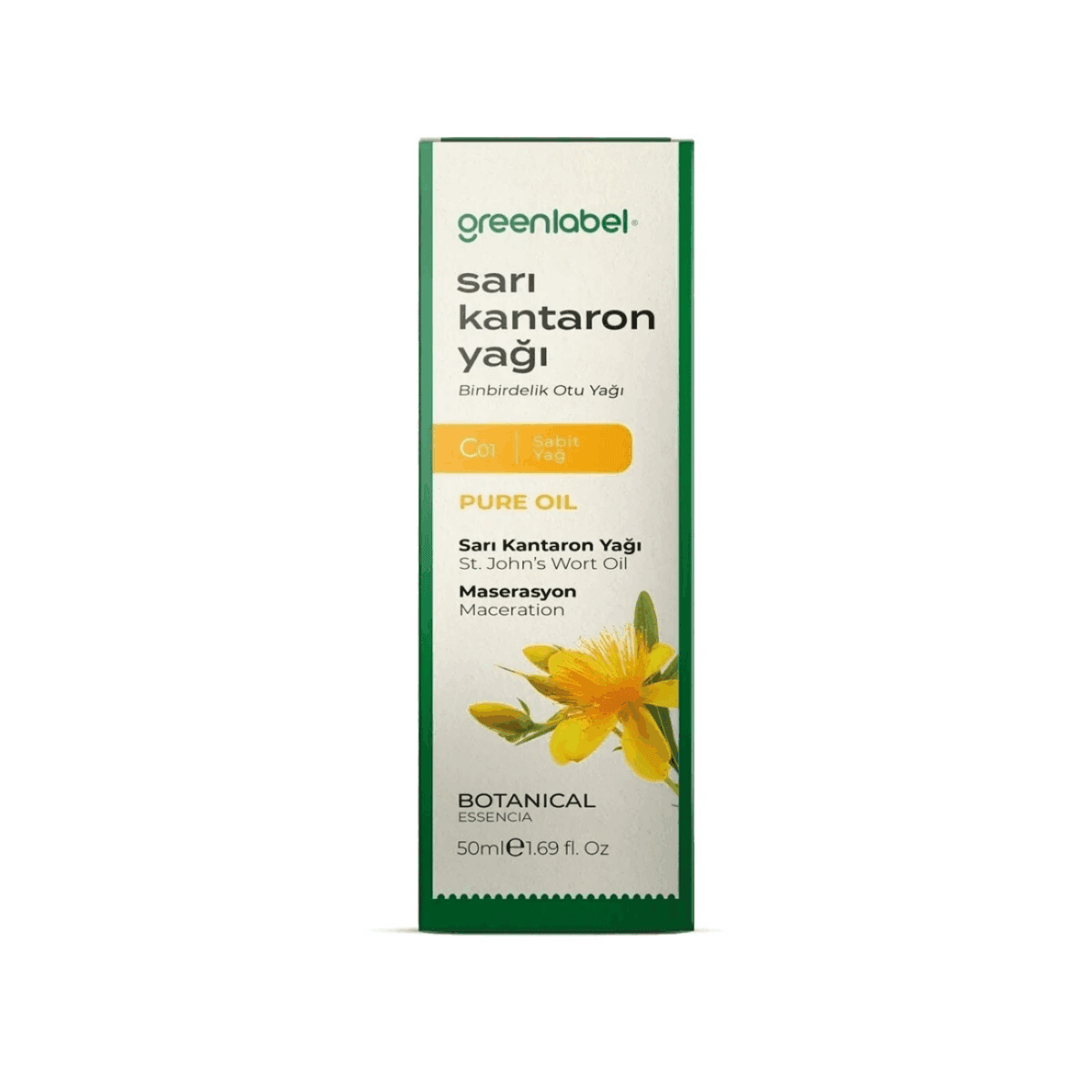 Greenlabel Sarı Kantaron Yağı 50 mL x 6 Adet