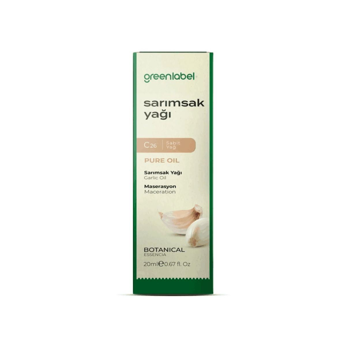 Greenlabel Sarımsak Yağı 20 mL x 6 Adet