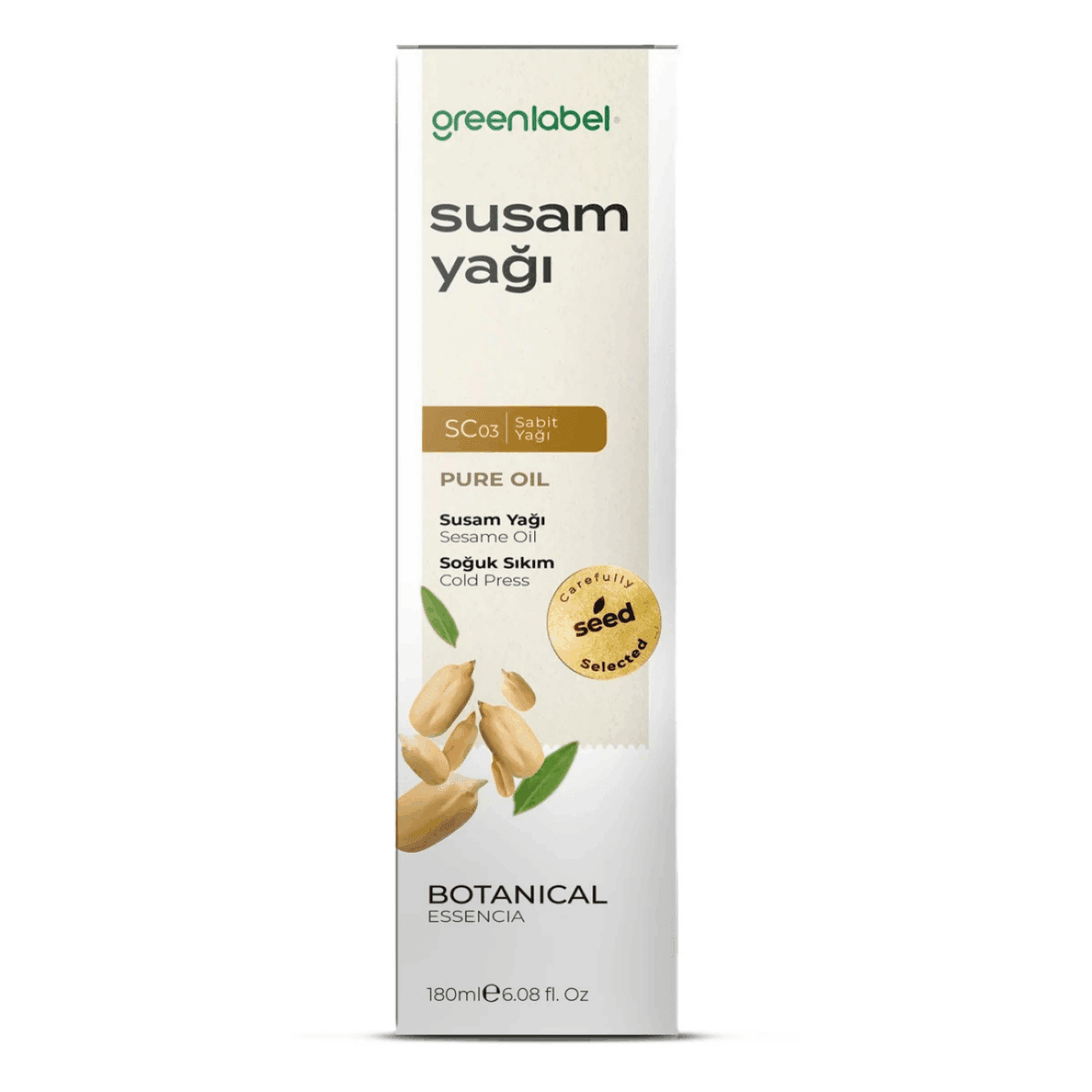 Greenlabel Susam Yağı 180 mL x 12 Adet