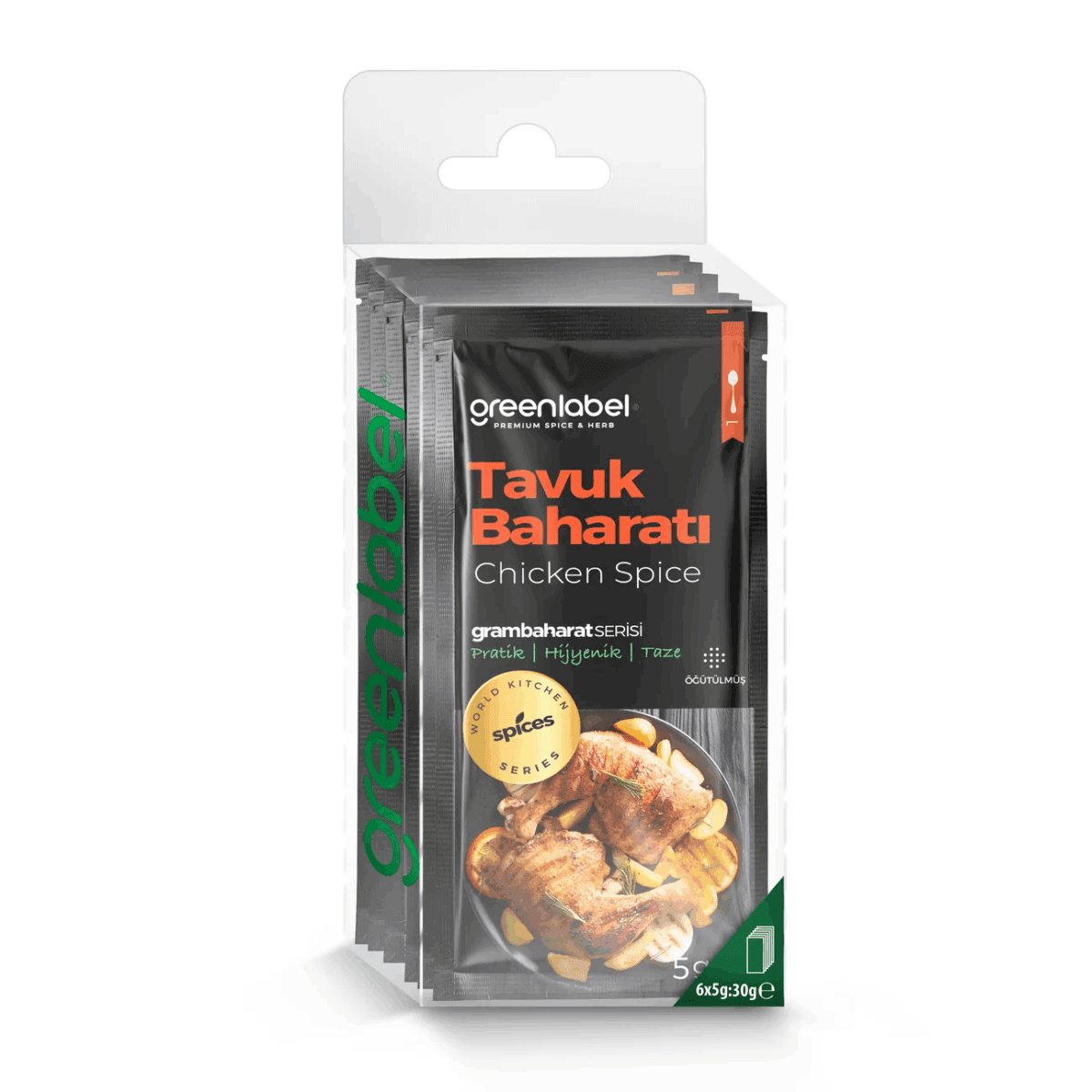Greenlabel Gram Baharat Tavuk Baharatı 5 g 6'lı Paket x 12 Adet