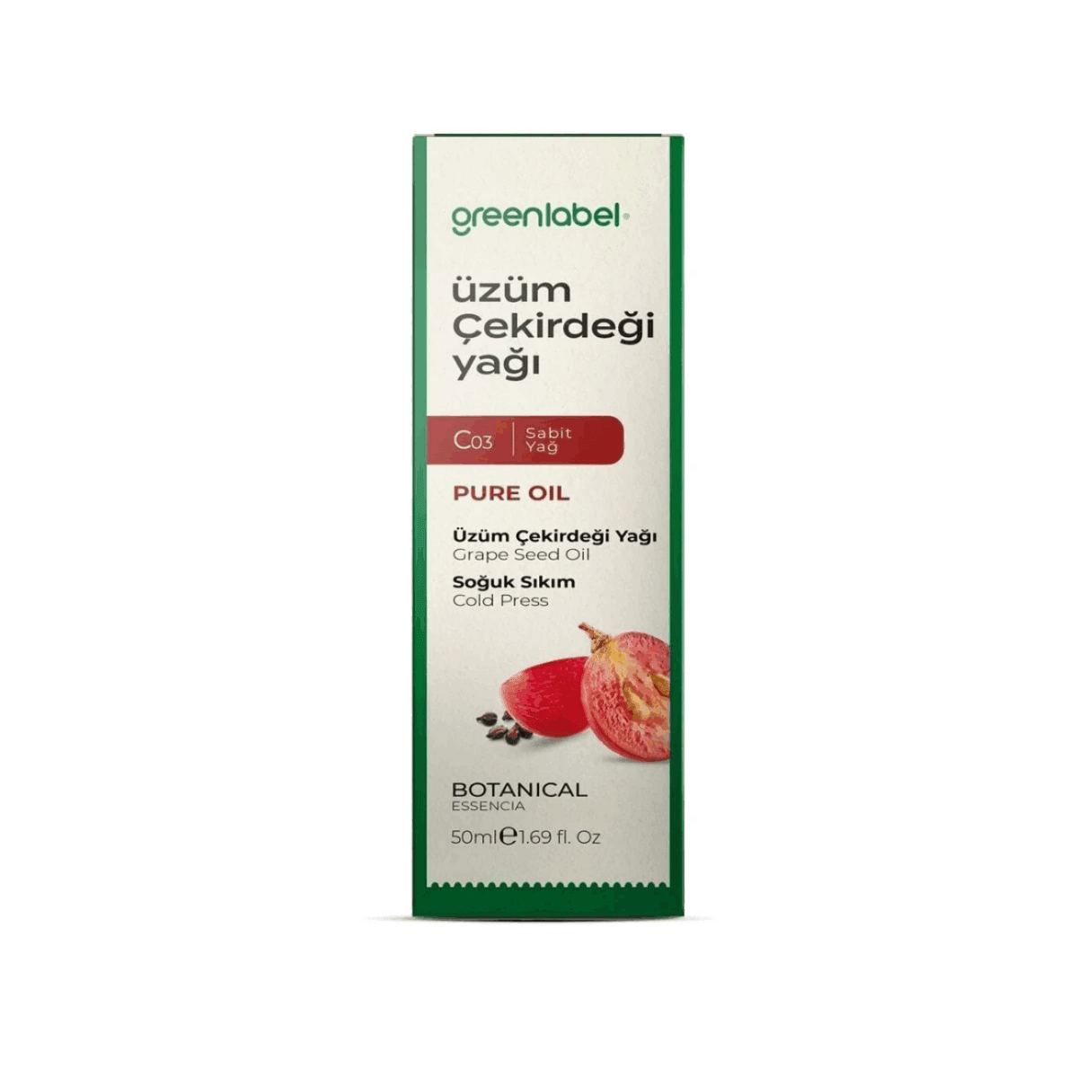 Greenlabel Üzüm Çekirdeği Yağı 50 mL x 6 Adet