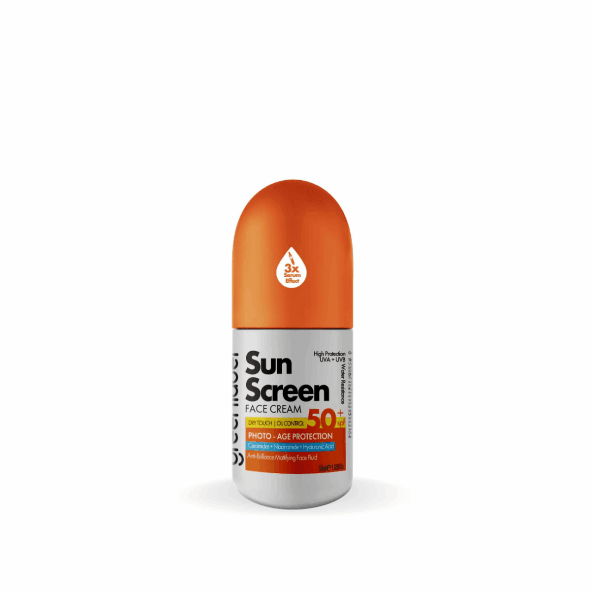 Greenlabel Sun Screen Face Cream Güneş Kremi Yüz Kremi 50 mL x 12 Adet
