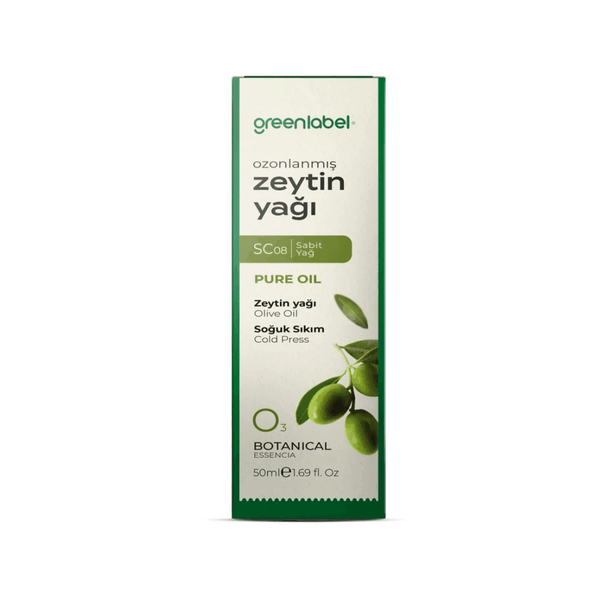 Greenlabel Zeytinyağı - Ozonlanmış 50 mL x 6 Adet