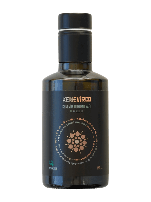 KenevirCo Soğuk Sıkım Kenevir Tohumu Yağı 250 mL