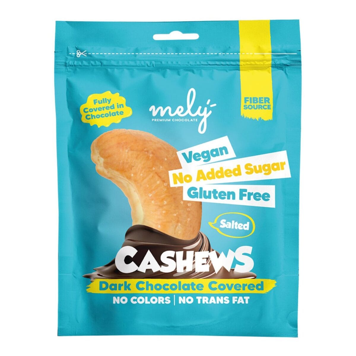 Mely Şeker İavesiz Çik. Kaplı Kaju 50 g x 12 Adet