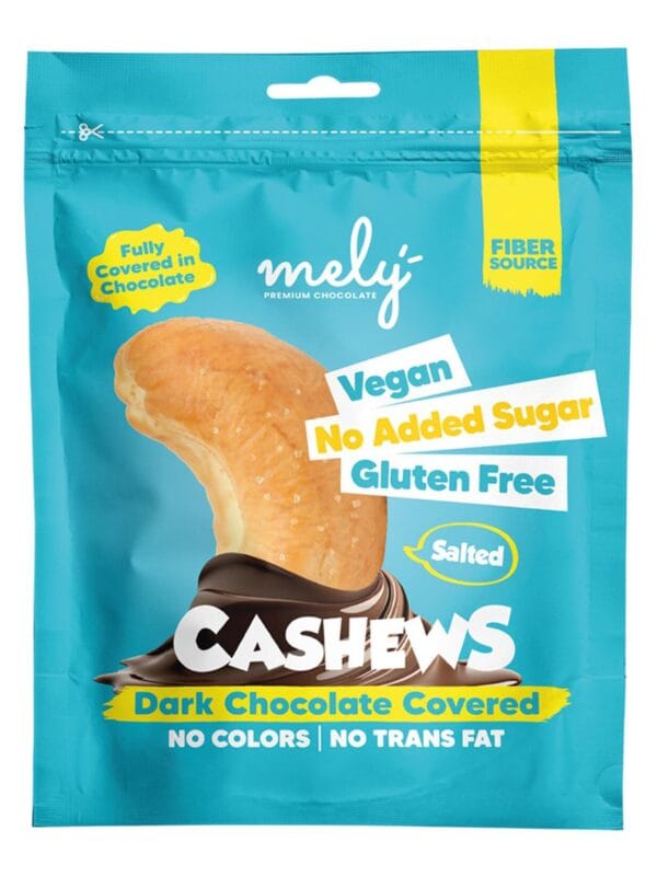 Mely Şeker İavesiz Çik. Kaplı Kaju 50 g x 12 Adet