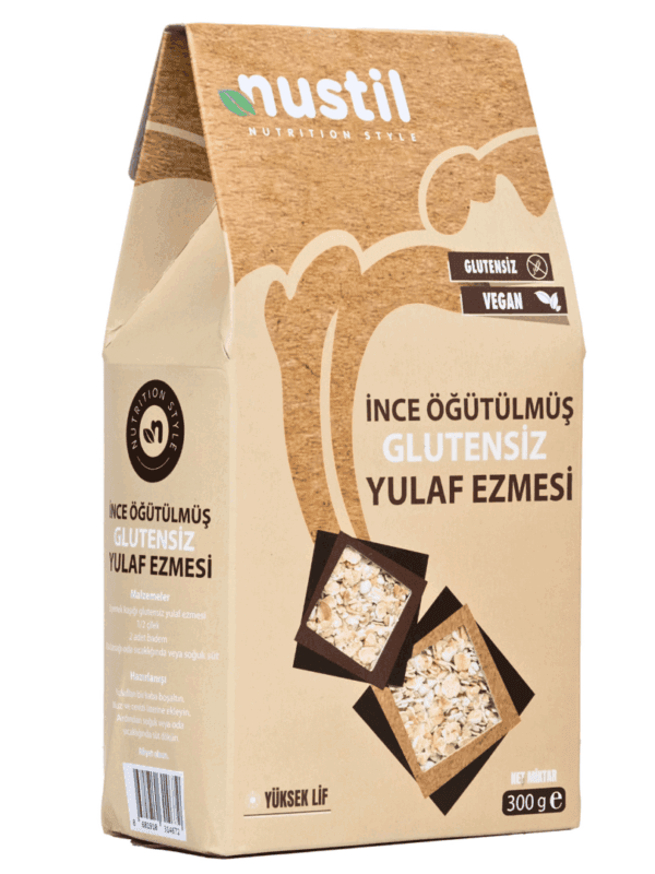 Nustil Glutensiz İnce Öğütülmüş Yulaf Ezmesi 300 g x 6 Adet