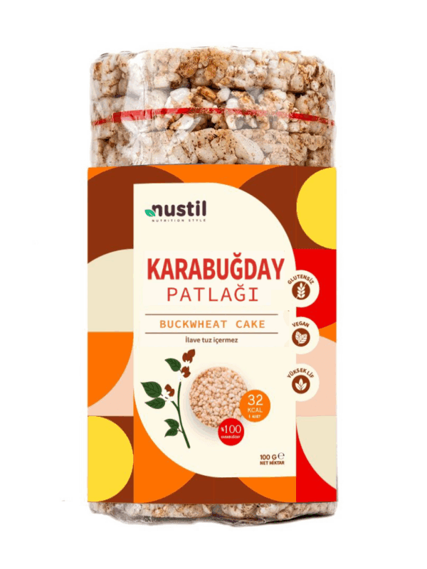 Nustil Glutensiz Karabuğday Patlağı 100g x12