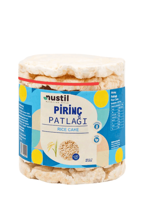 Nustil Glutensiz Pirinç Patlağı 60g x12