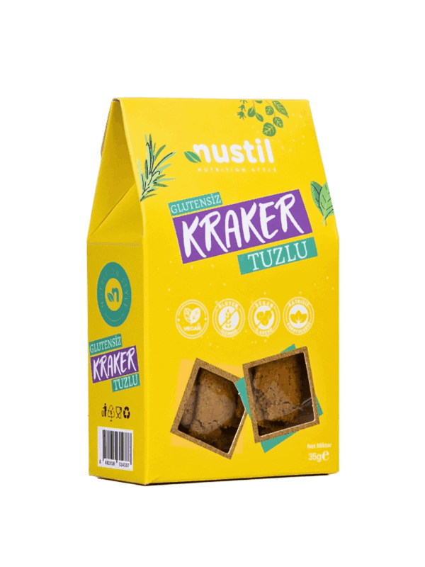 Nustil Glutensiz Tuzlu Kraker 35 g x 8 Adet