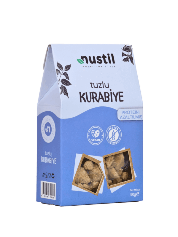 Nustil Glutensiz Tuzlu Kurabiye 50g x8