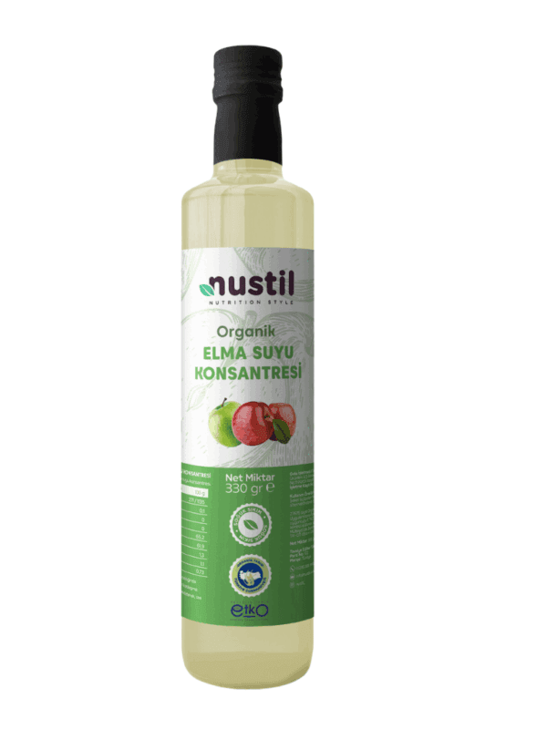 Nustil Organik Elma Suyu Sonsantresi 330 g x 6 Adet