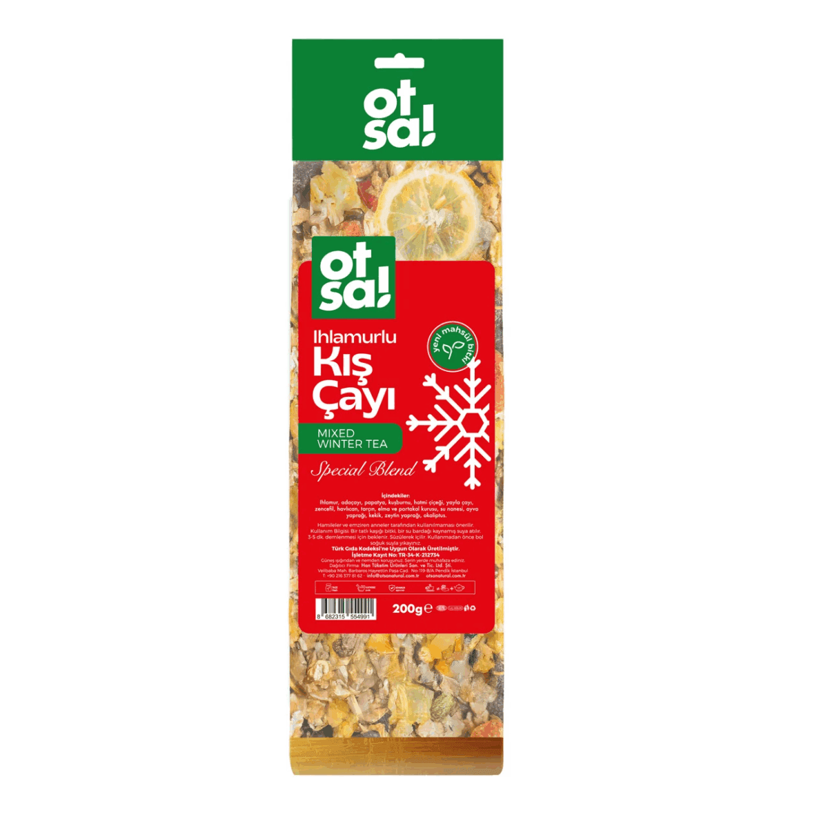 Otsa Ihlamurlu Kış Çayı 200 g x 12 Adet