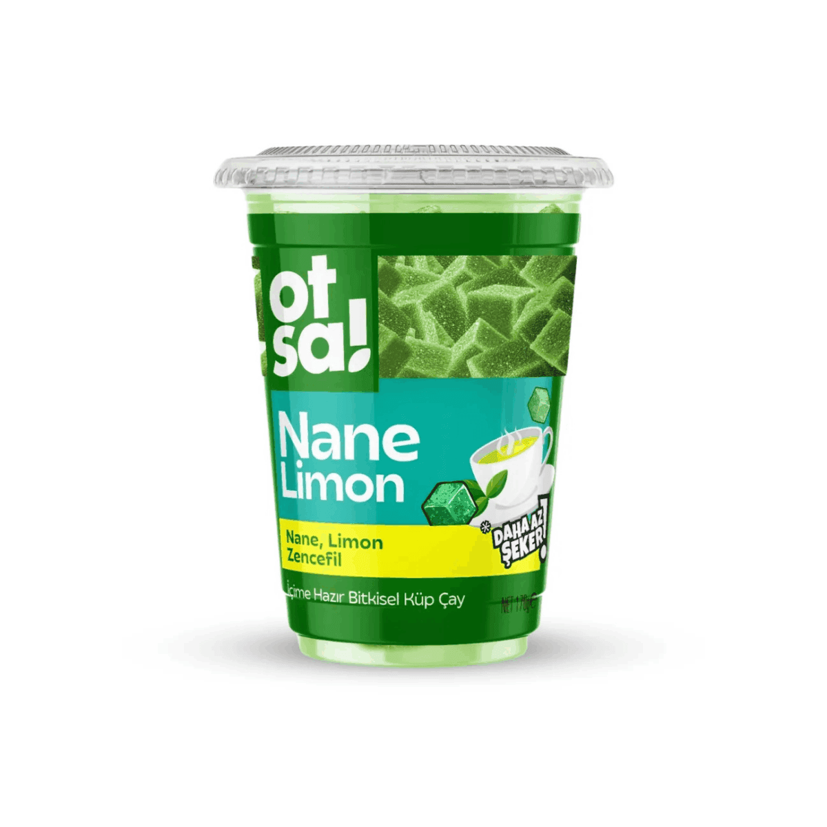 Otsa Küp Nane Limon Çayı (Şekeri Azaltılmış) 170 g x 12 Adet