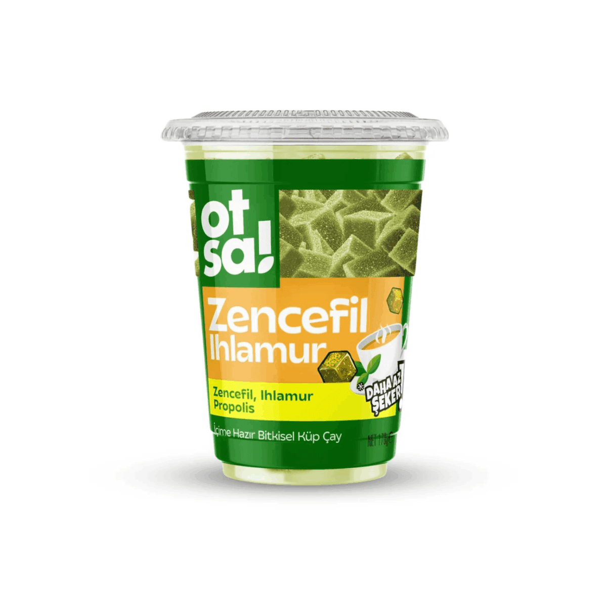 Otsa Küp Zencefil Ihlamur Çayı Şekeri Azaltılmış 170 g x 12 Adet