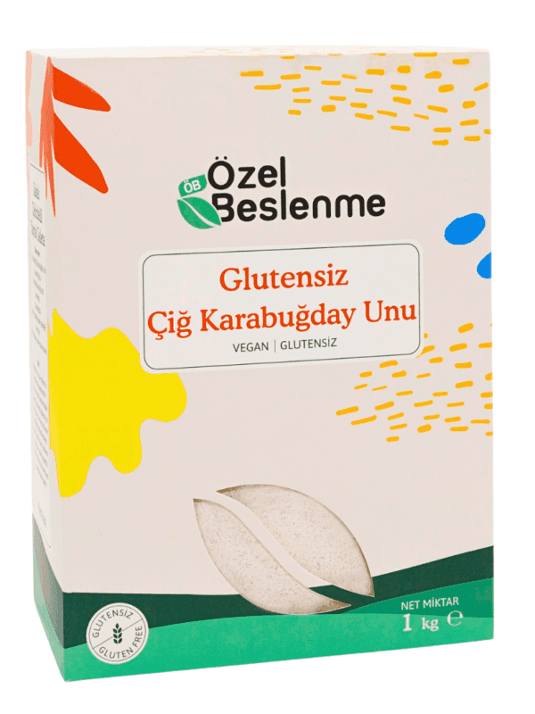 Özel Beslenme Glutensiz Çiğ Karabuğday Unu 1000 g x 3 Adet