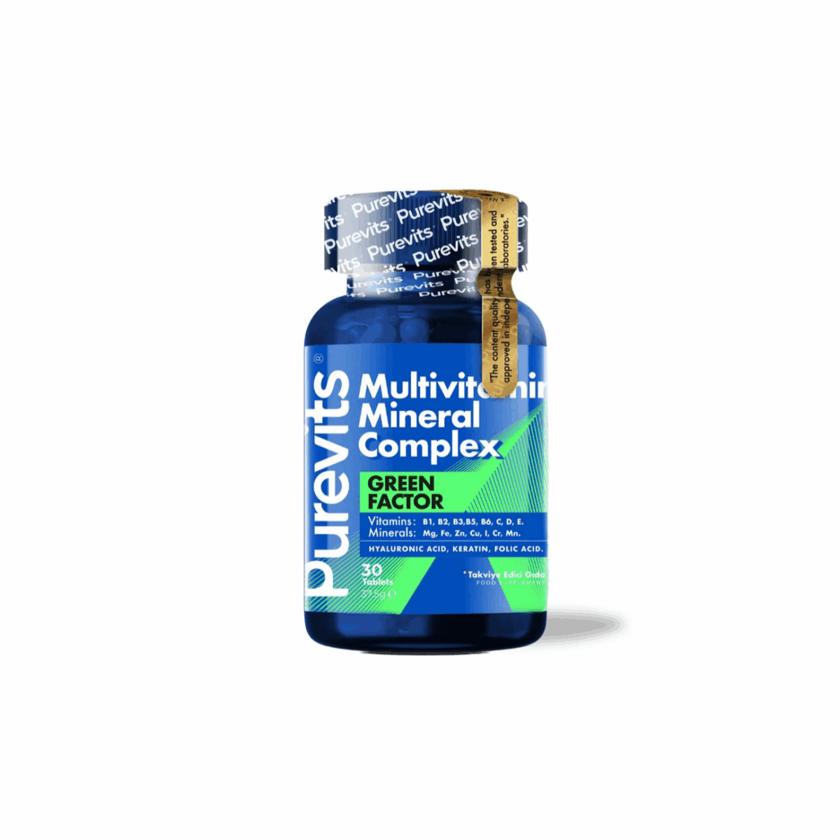 Purevits Green Factor 30'lu x 6 Adet