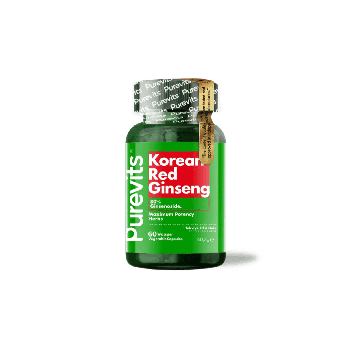 Purevits Kore Ginseng 500 mg 60 Kps x 6 Adet