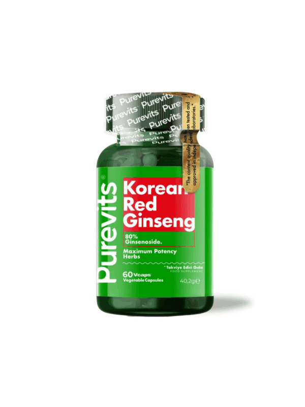 Purevits Kore Ginseng 500 mg 60 Kps x 6 Adet