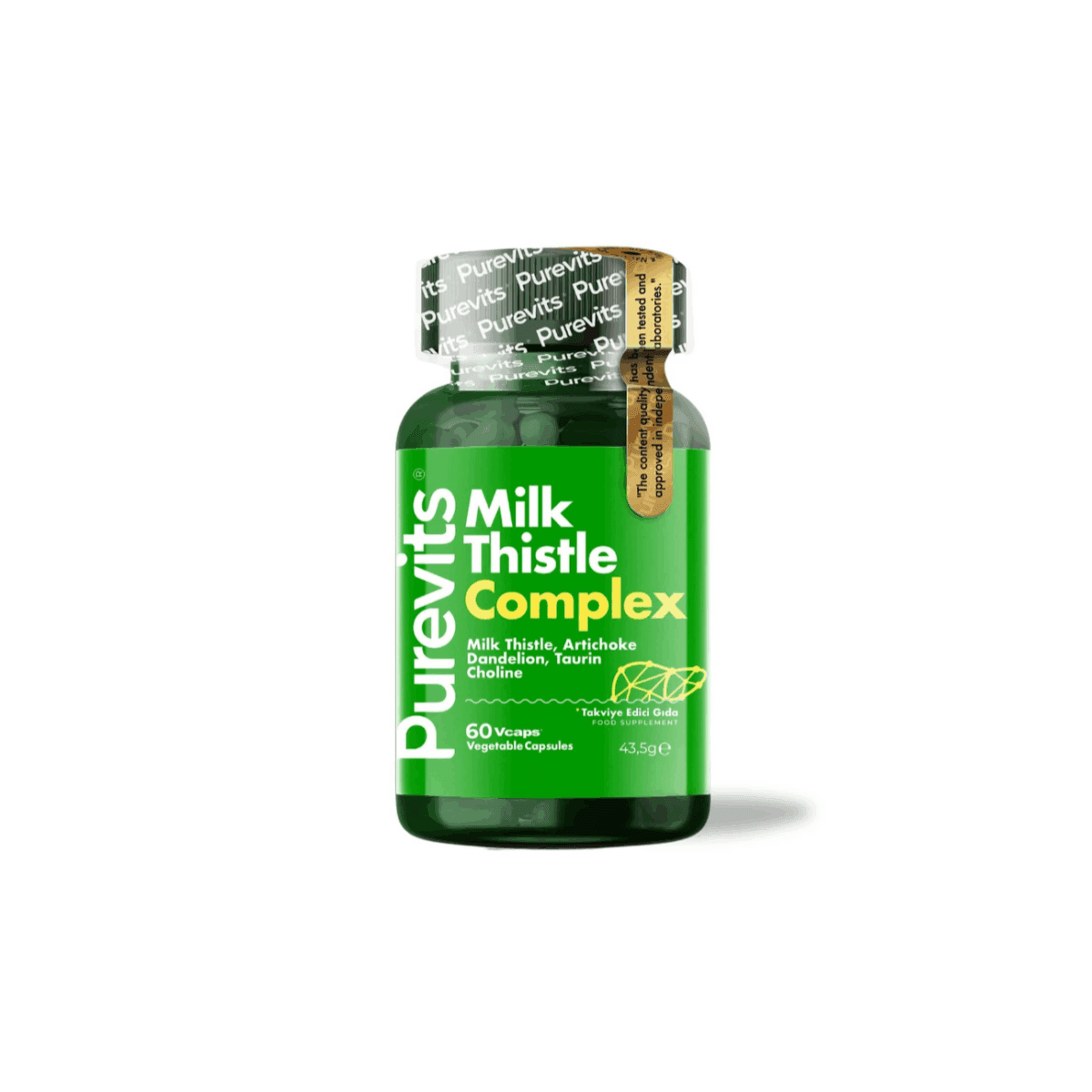 Purevits Milk Thistle Complex 60 Kps  x 6 Adet