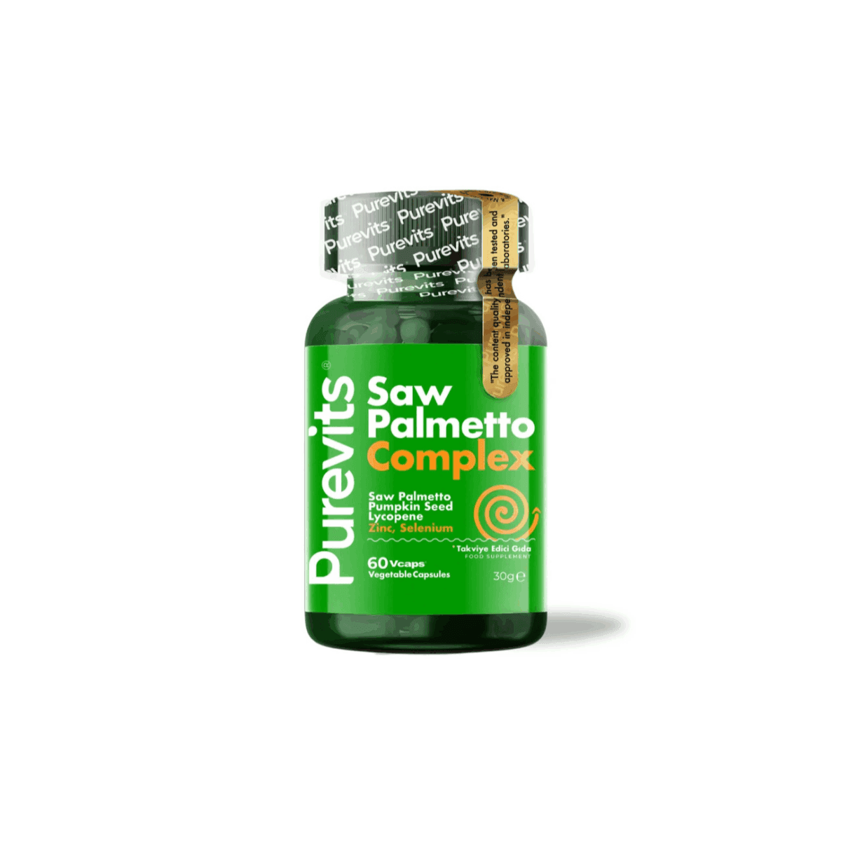 Purevits Saw Palmetto Complex 60 Kps x 6 Adet