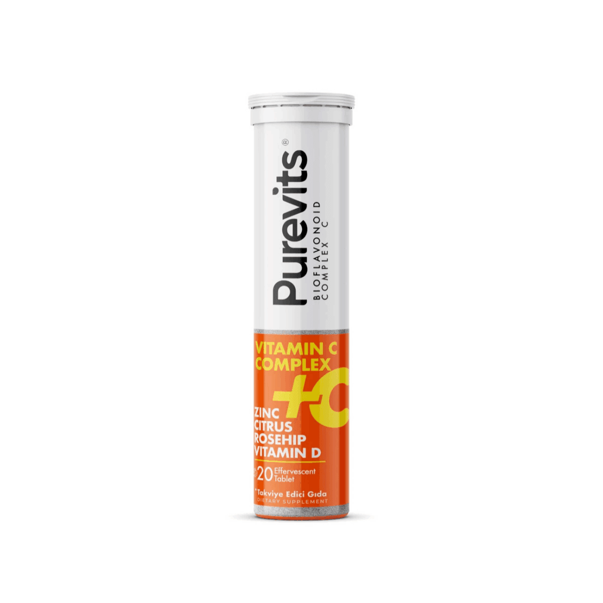 Purevits Vitamin C 1000 mg 20 Tbl x 12 Adet
