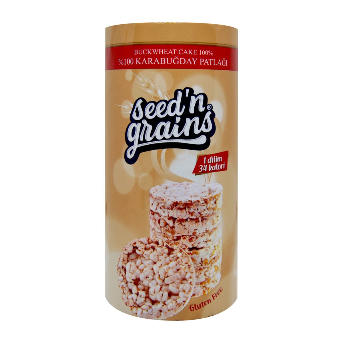Seed'n Grains %100 Karabuğday Patlağı 125 g x 6 Adet