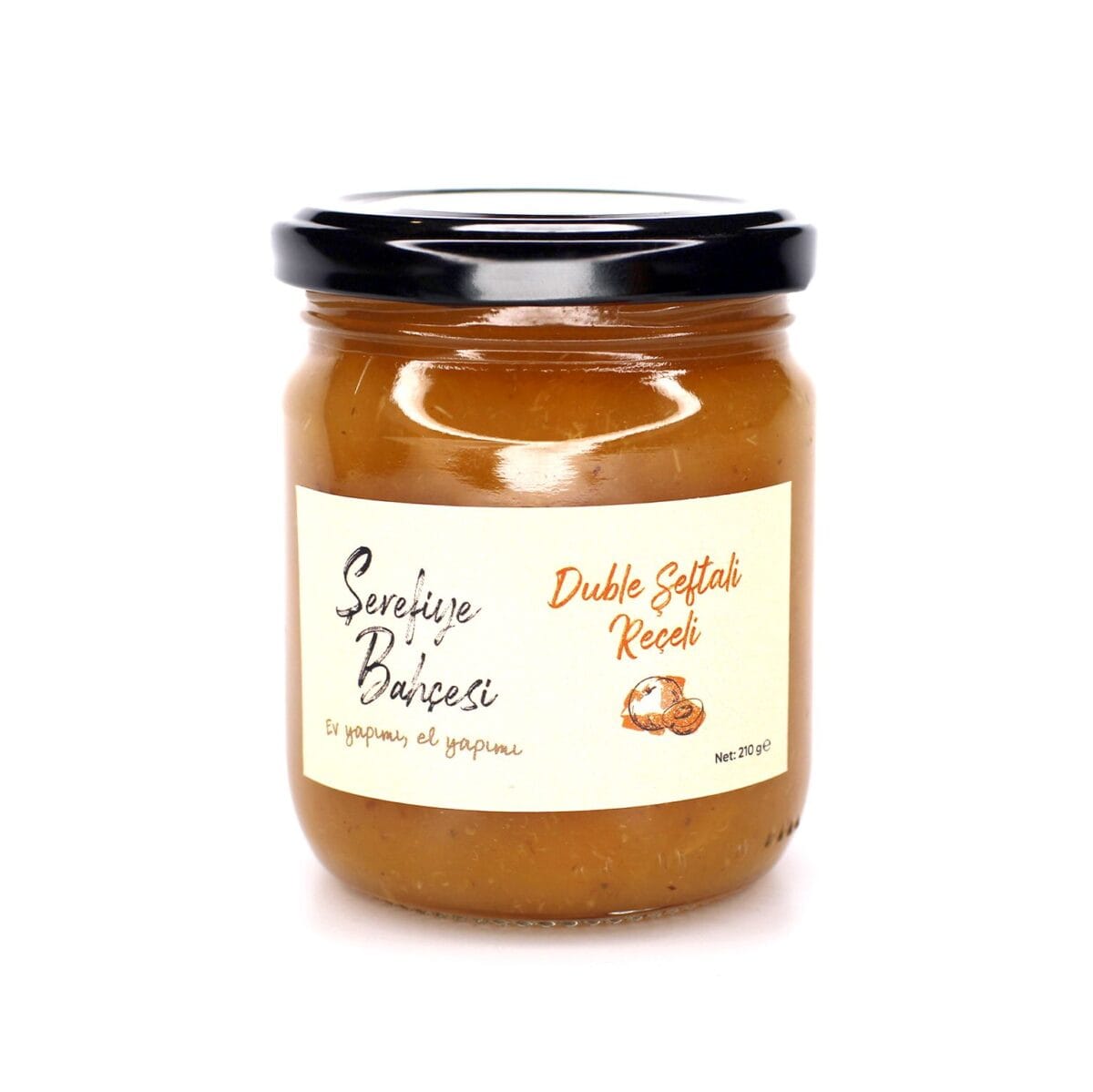Şerefiye Bahçesi Duble Şeftali Reçeli 210 g