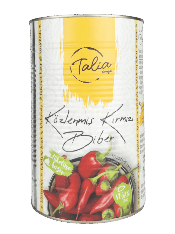 Talia Közlenmiş Kırmızı Biber 4,25 kg x 3 Adet