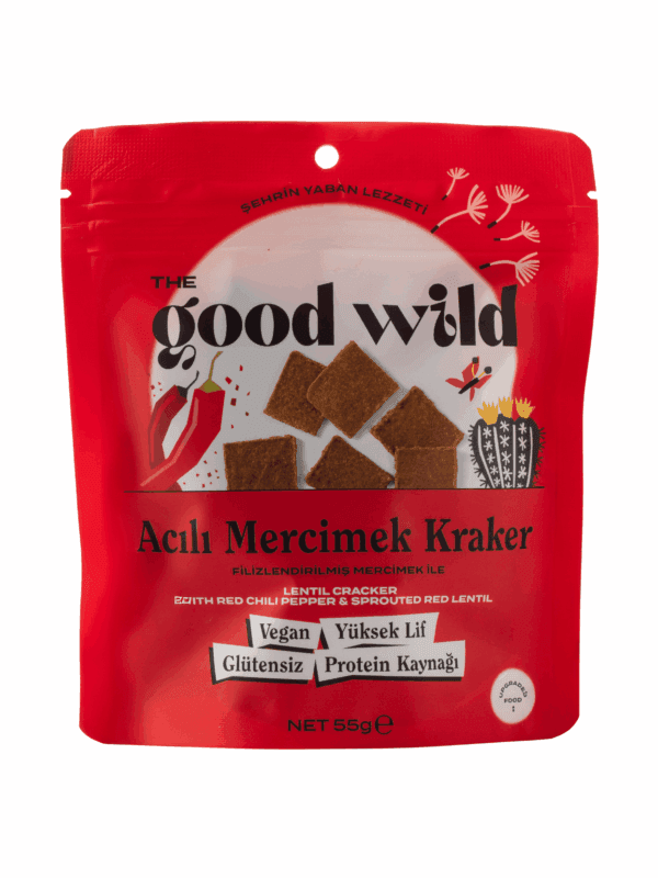 The Good Wild Acılı Mercimek Kraker 55 g