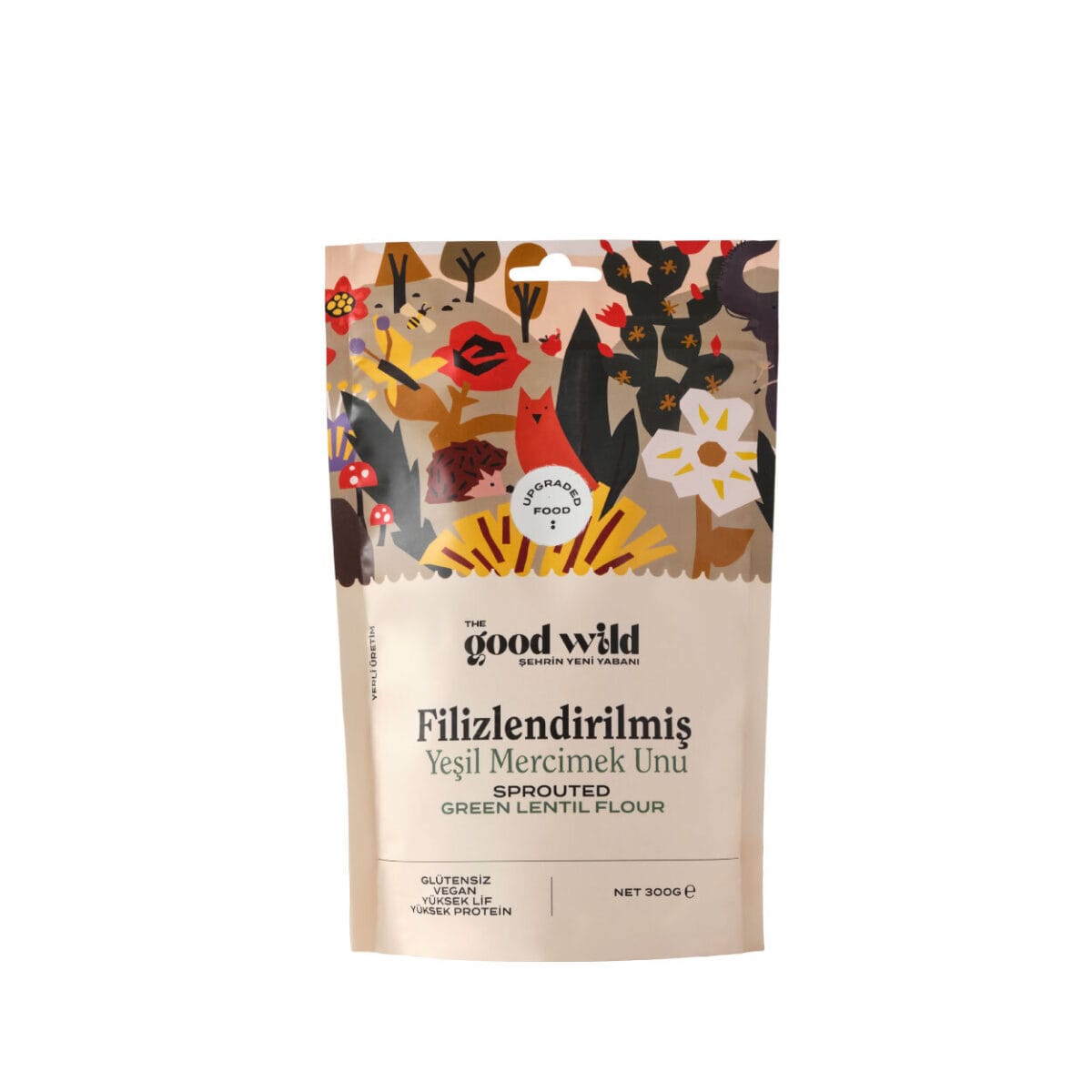 The Good Wild Filizl. Yeşil Mercimek Unu 300 g