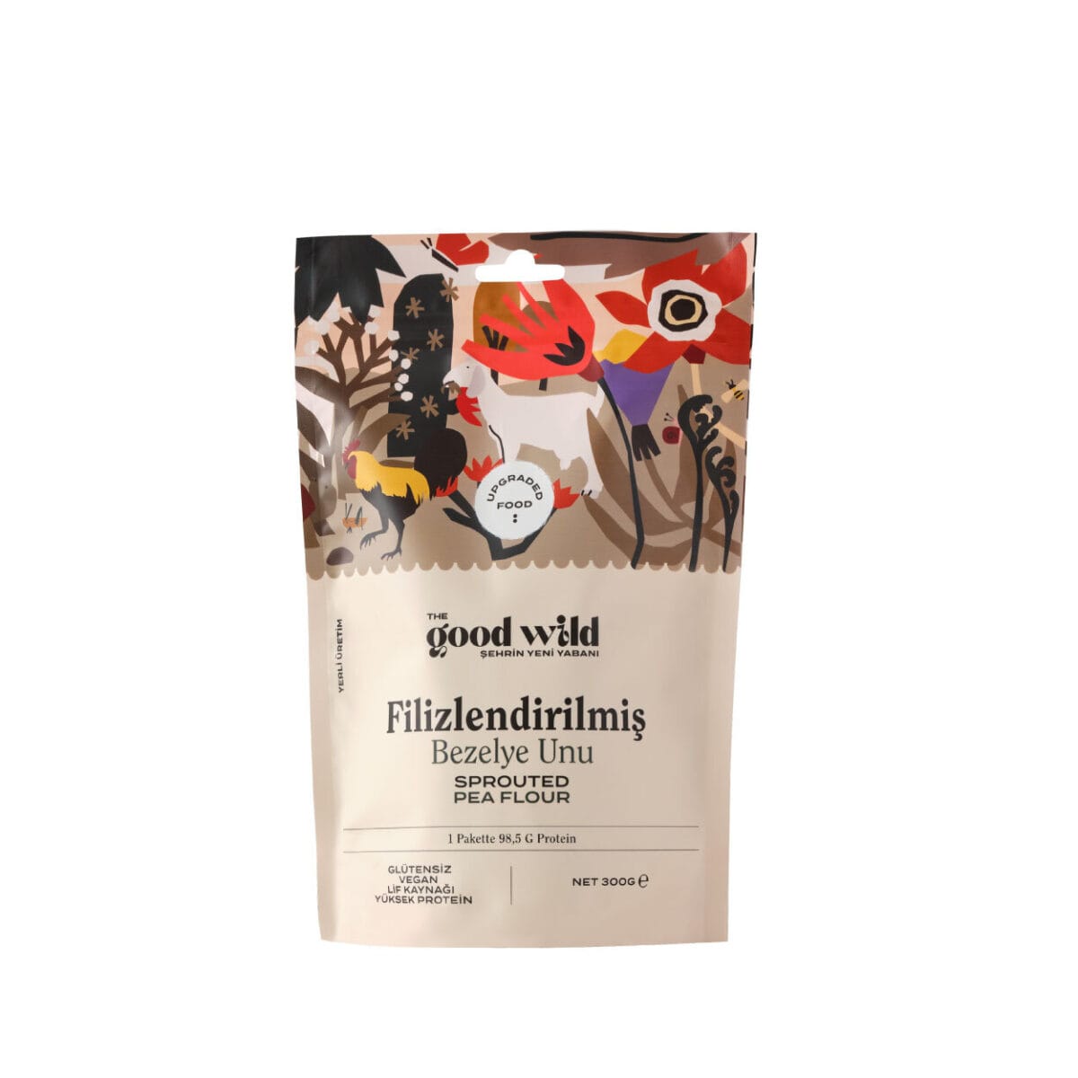 The Good Wild Filizlendirilmiş Bezelye Unu 300 g