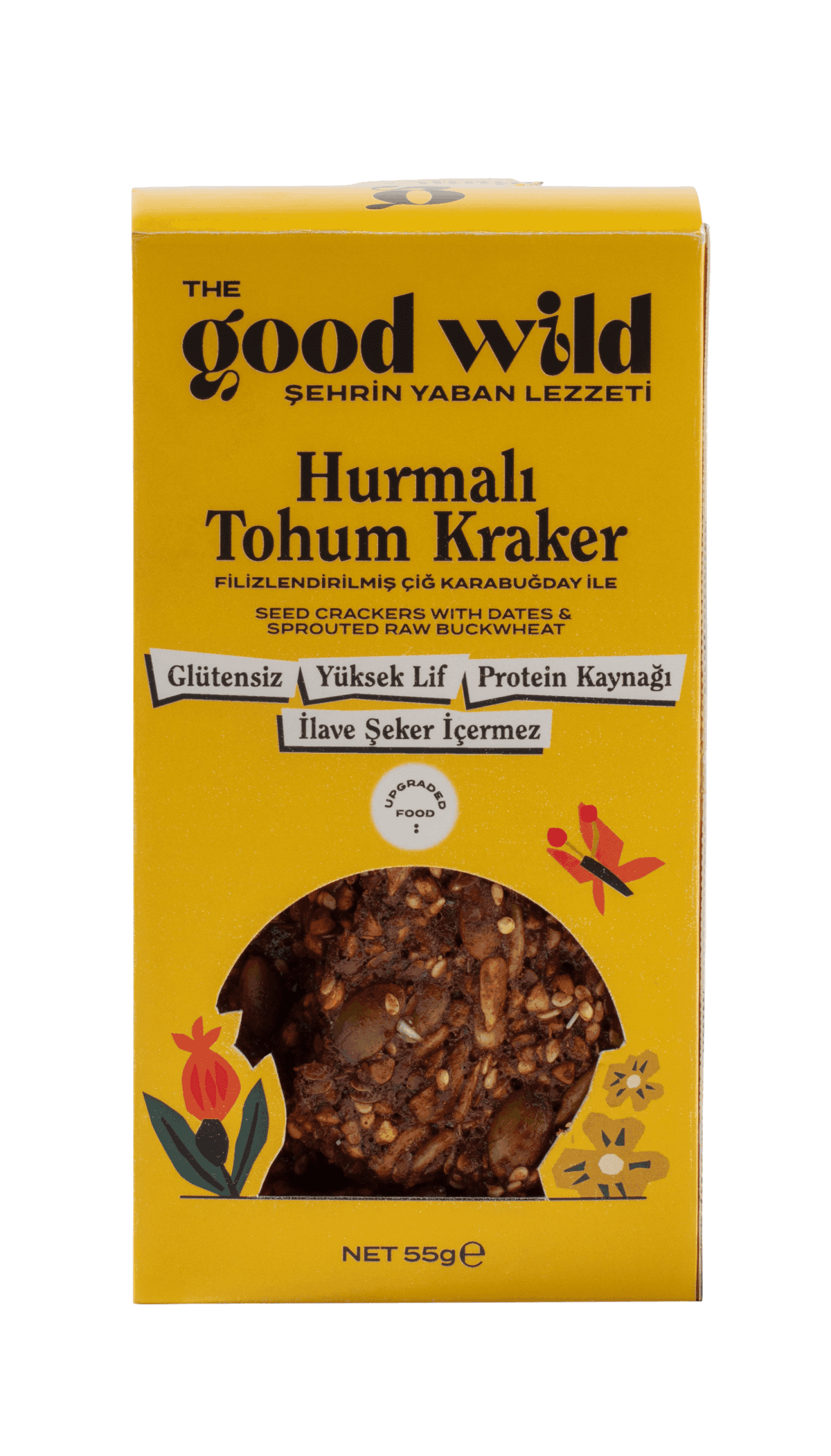 The Good Wild Hurmalı Tohum Kraker 55 g