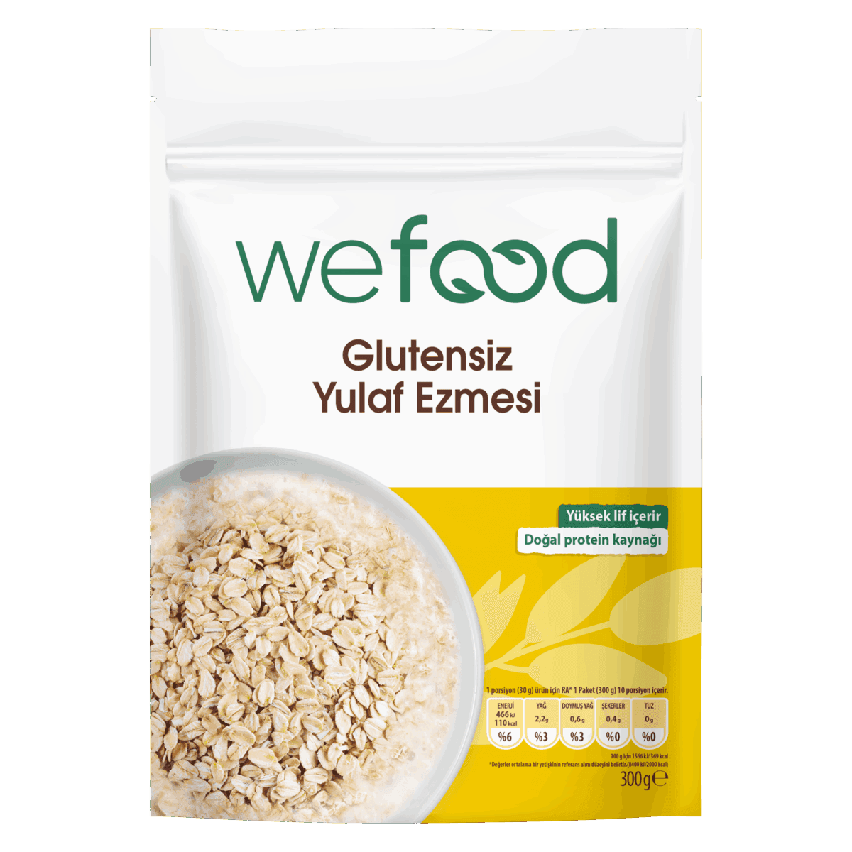 Wefood Glutensiz Yulaf Ezmesi 300g