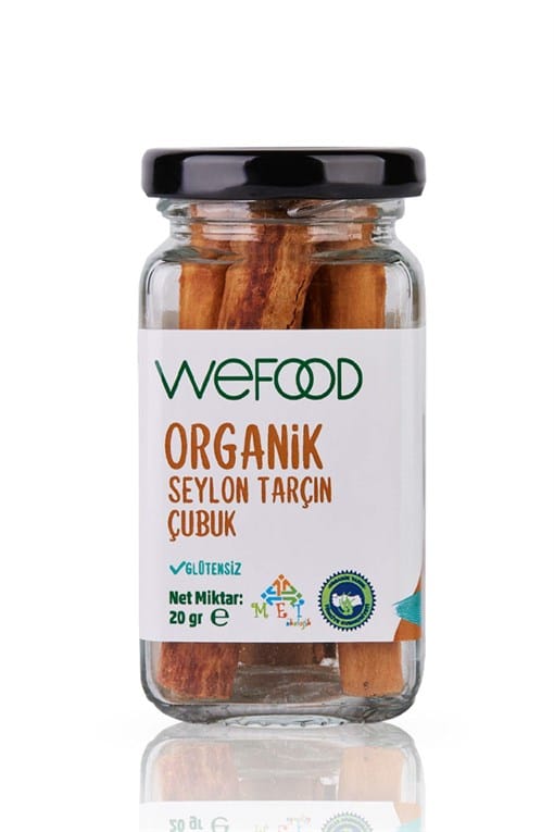 Wefood Organik Seylon Çubuk Tarçın 20 g