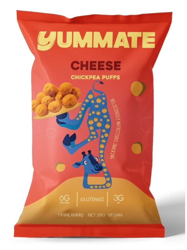 Yummate Peynir Aromalı Nohut Cipsi 28 g x 18