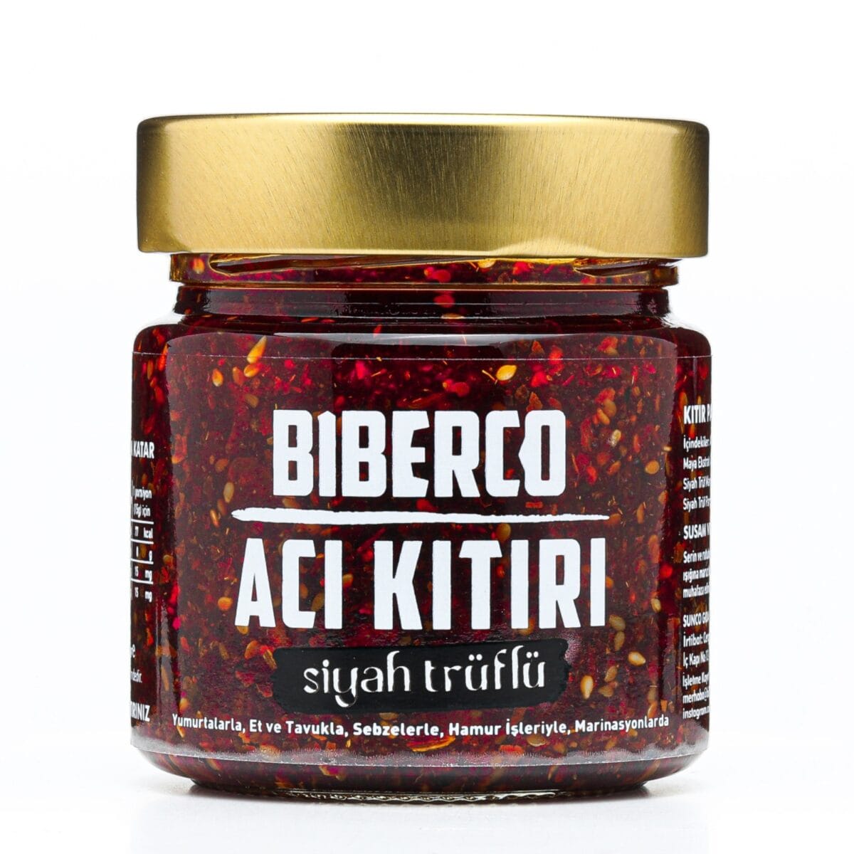 Biberco Siyah Trüflü Acı Kıtırı 200 g x 16 Adet