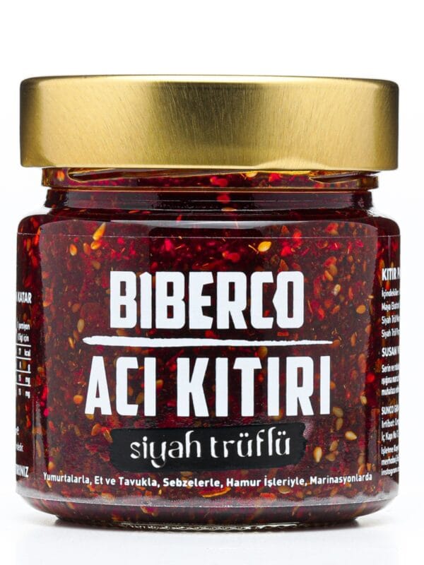 Biberco Siyah Trüflü Acı Kıtırı 200 g x 16 Adet