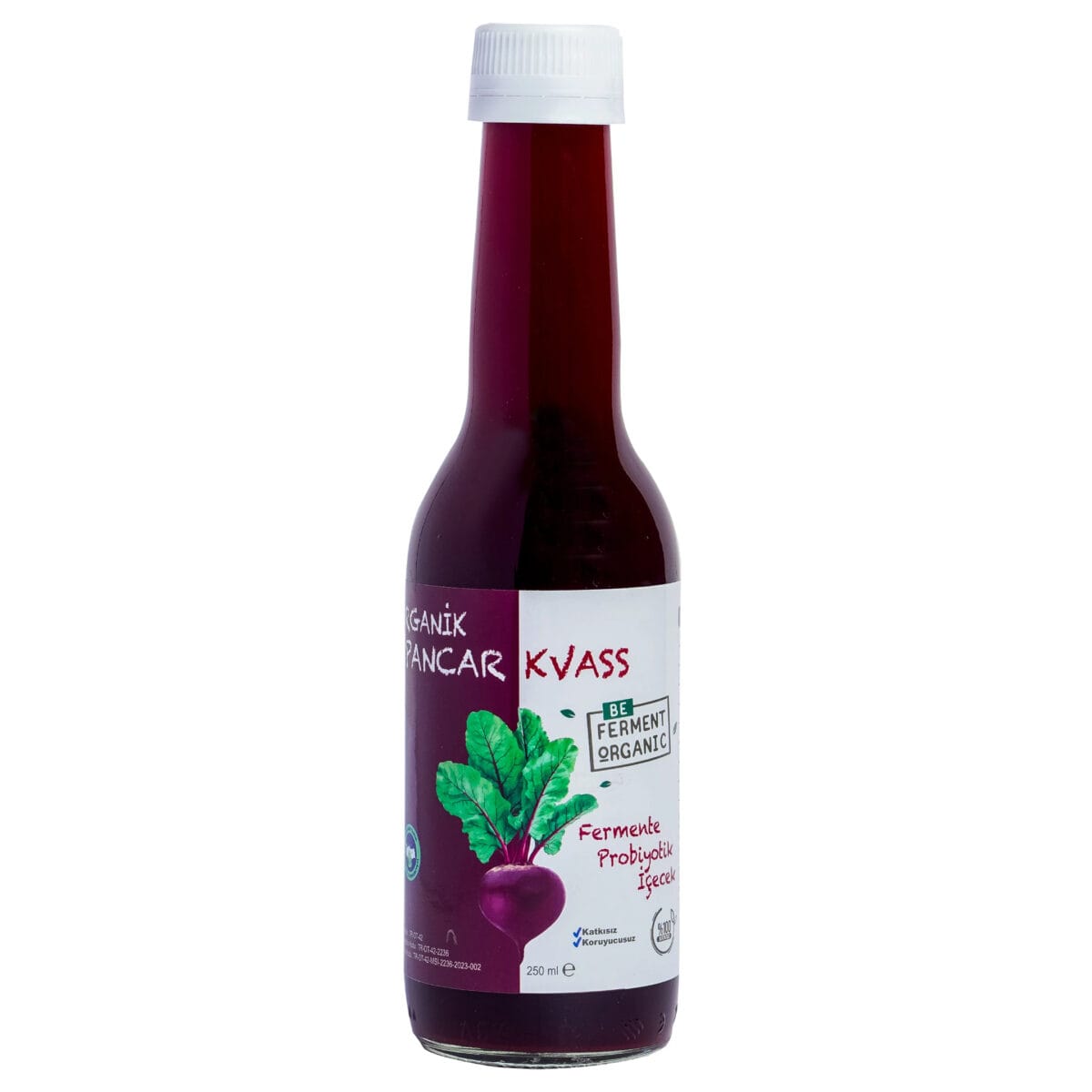 Beferment Organic Pancar Kvass Sade 250 mL x 4 Adet - Görsel 3