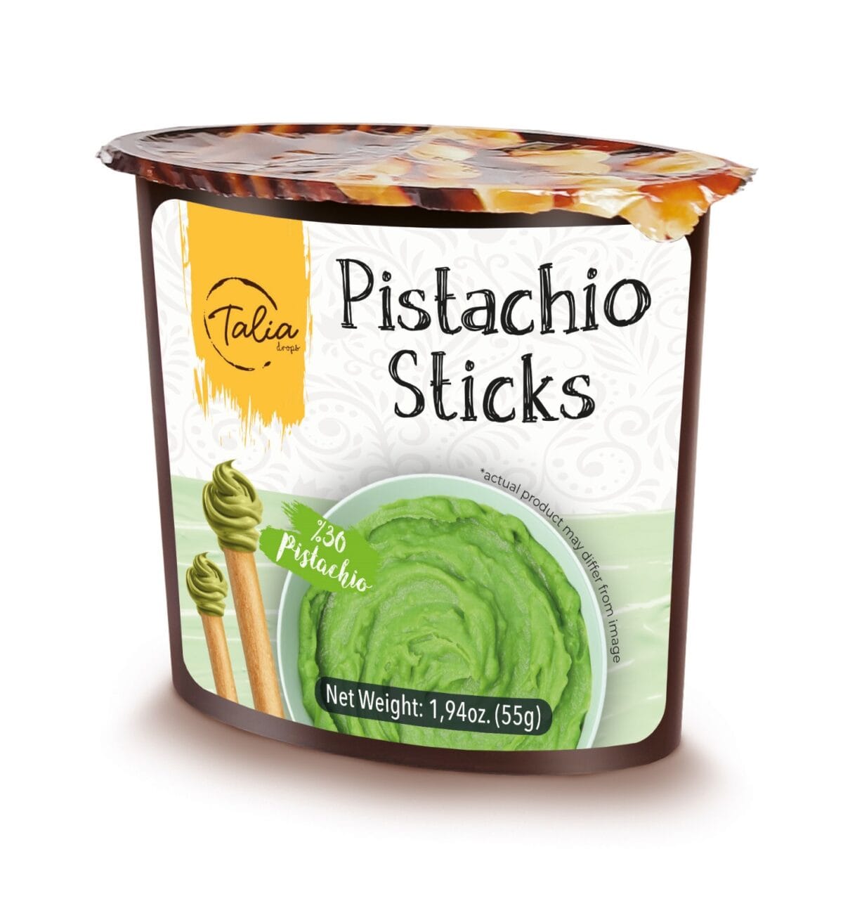 Talia Antep Fıstığı Kreması Sticks 55g 24 x 4 (96 adet) - Görsel 2