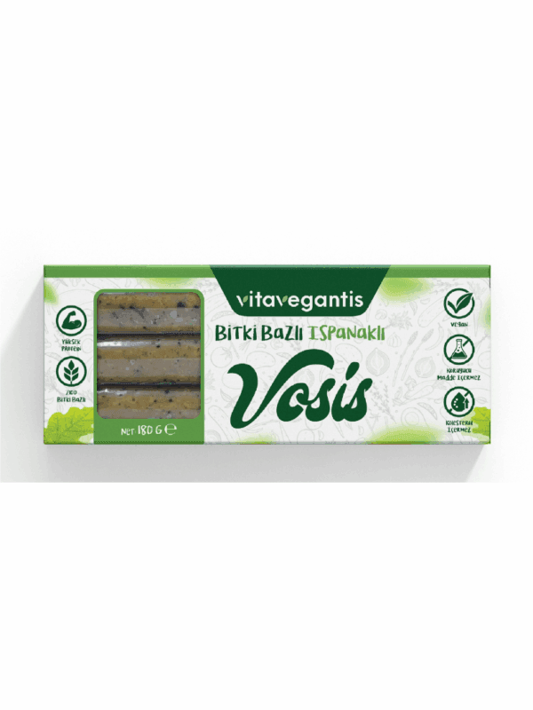 Vita Vegantis Vegan Ispanaklı Sosis 180 g