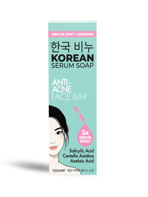 3’lü Paket Kore Akne Sabunu Salisilik Asit CICA Sabun – Derinlemesine Temizlik ve Yağ Dengesi Sağlayan Kore Sabunu x 12 Adet