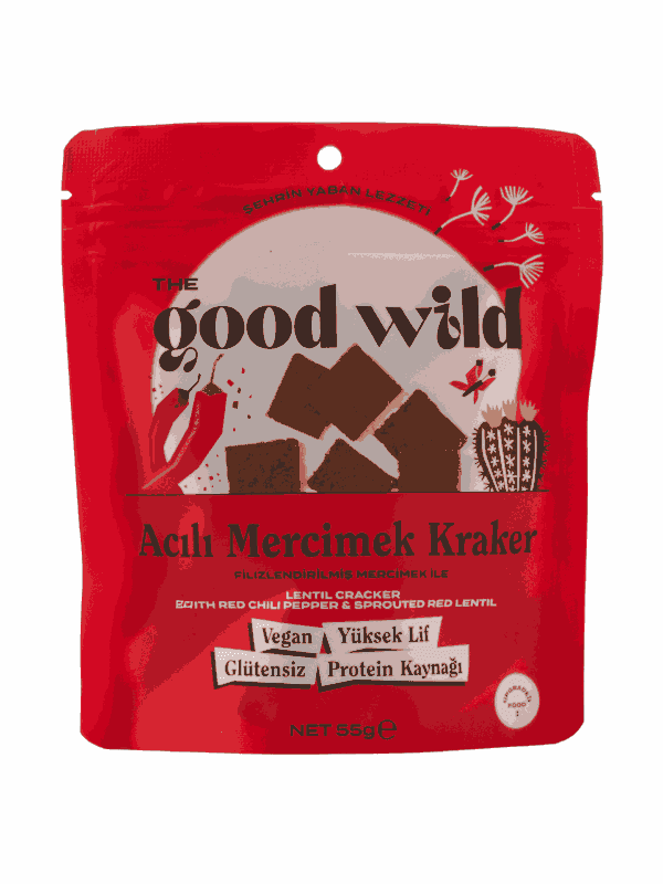 The Good Wild Acılı Mercimek Kraker 55 g