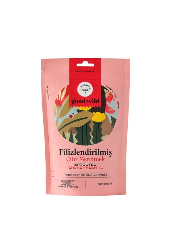 The Good Wild Filizlendirilmiş Çıtır Mercimek 150 g