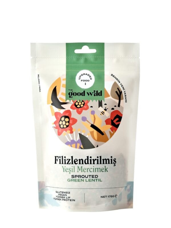 The Good Wild Filizlendirilmiş Yeşil Mercimek 175 g