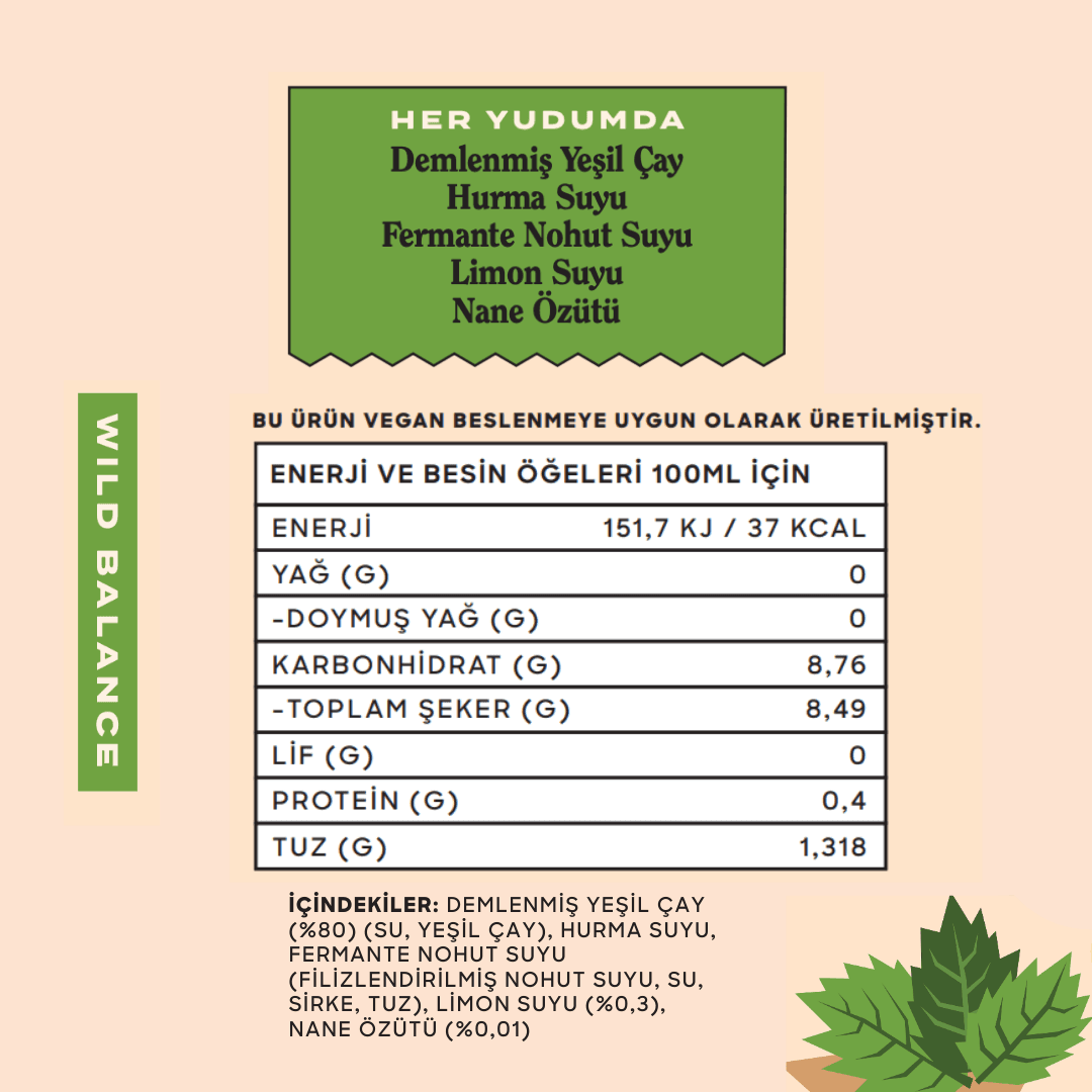 The Good Wild Naneli Yeşil Çay 250 ml - Görsel 2