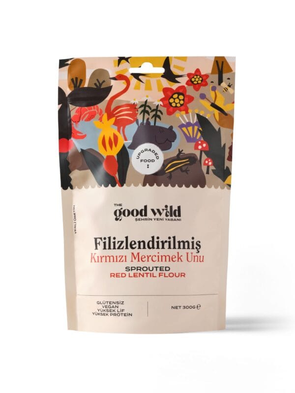 The Good Wild Filizlendirilmiş Kırmızı Mercimek Unu 300 g