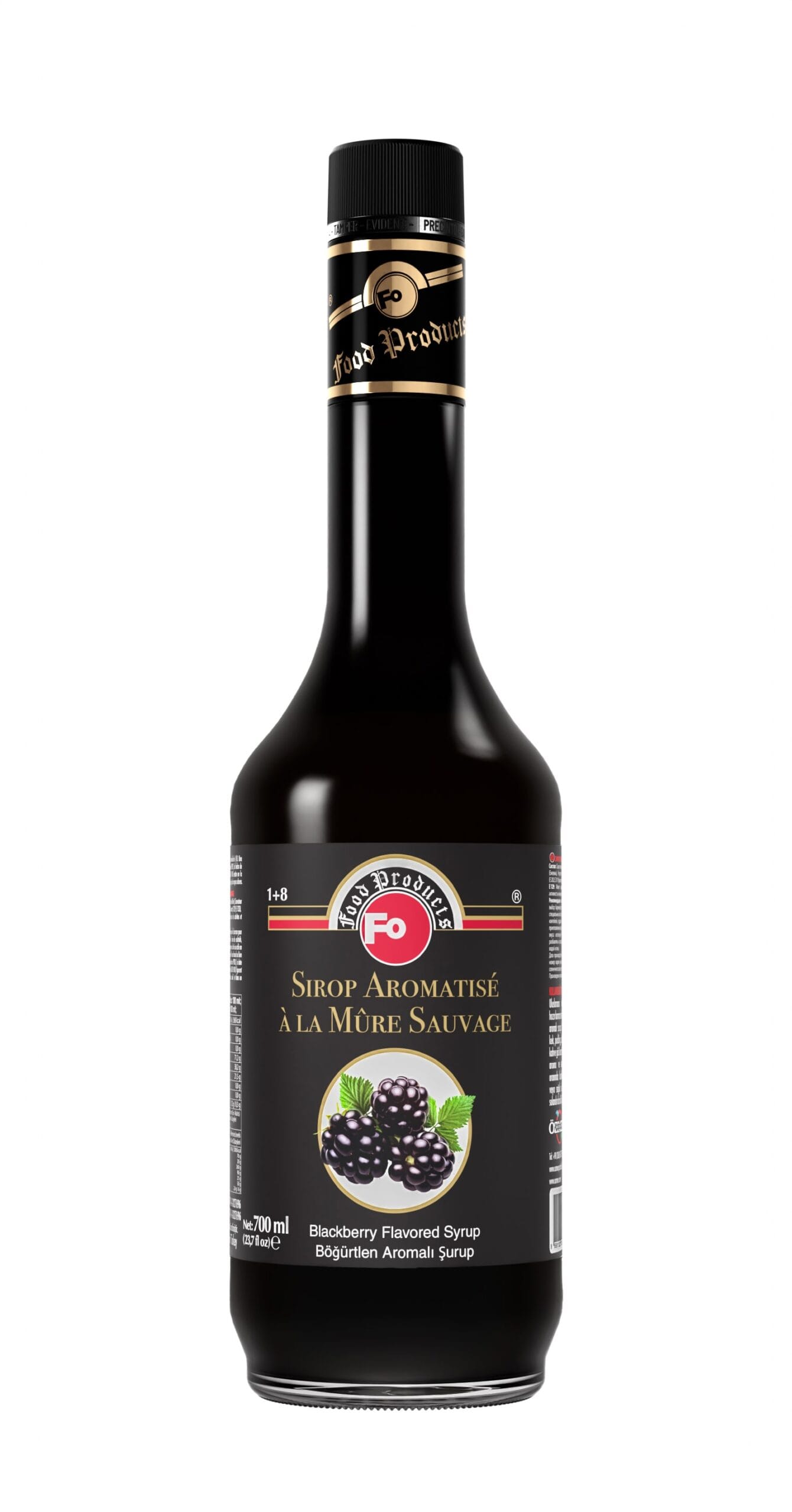 Fo Böğürtlen (Blackberry) Aromalı Şurup 700 mL