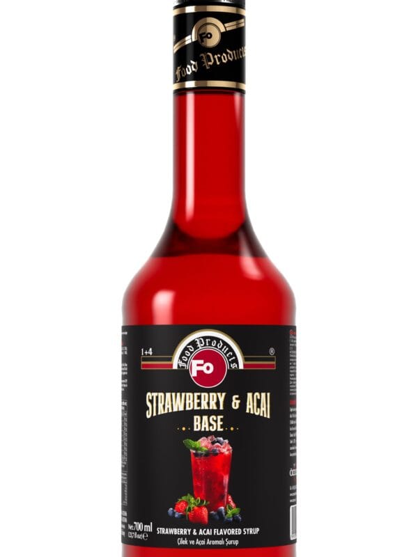 Fo Çilek ve Açai Baz Şurup 700 mL